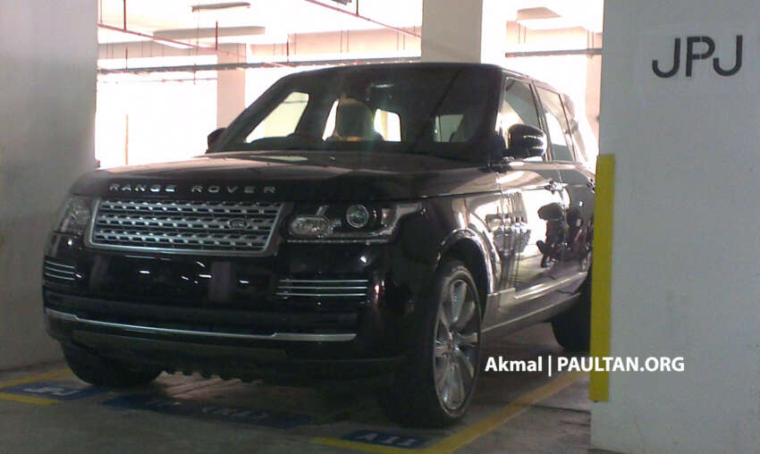 New Range Rover L405 sighted at JPJ Putrajaya 151346