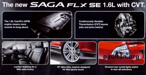 COMING SOON! Proton Saga FLX SE 1.6L with CVT leaked