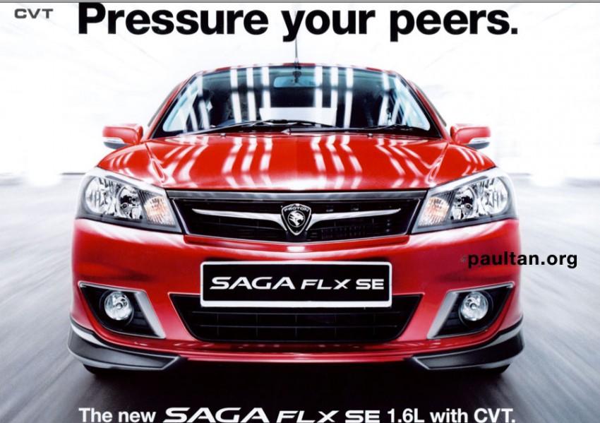 COMING SOON! Proton Saga FLX SE 1.6L with CVT leaked 77877