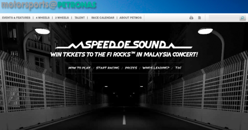 F1 season: play the PETRONAS Motorsports Speed of Sound game and check out the PETRONAS F1 Grand Prix Showcase at KLCC