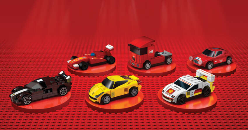Shell Malaysia Lego Ferrari: 6 choices, RM12.90 each 140293