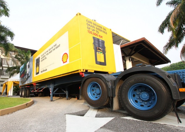 Shell Rimula ‘Hardworking Truck’ to provide goodies and services to Sabah truckers this weekend