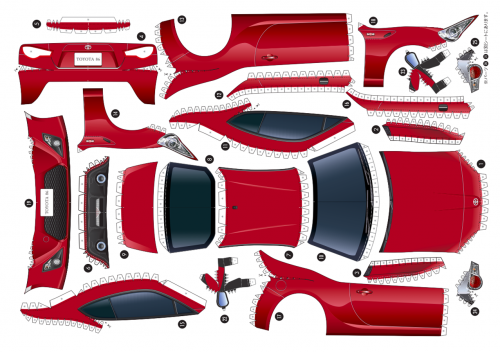 Assemble your own Toyota 86. Take a photo. Win prize