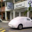 Volkswagen Beetle spotted in front of dealership