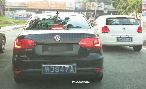 Black Volkswagen Jetta TSI spotted in Hartamas