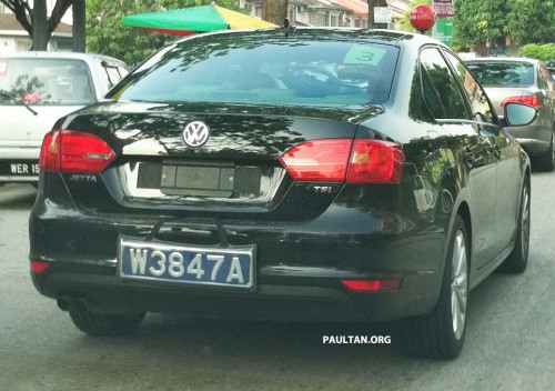Black Volkswagen Jetta TSI spotted in Hartamas