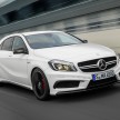 Mercedes-Benz A 45 AMG: 360hp, 450Nm range-topper