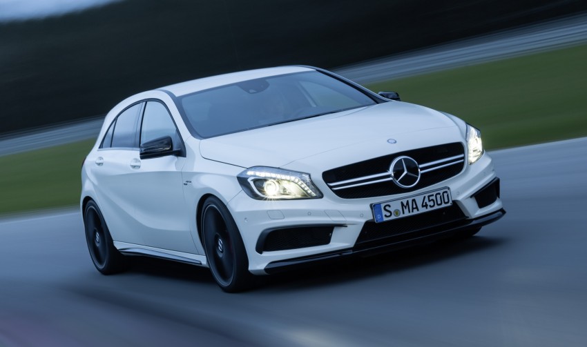 Mercedes-Benz A 45 AMG: 360hp, 450Nm range-topper 154437