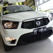 SsangYong Actyon Sports pickup and Actyon SUV facelifts launched, RM86k to RM129k