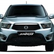 SsangYong Actyon Sports facelifted – a return to normal