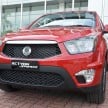 SsangYong Actyon Sports pickup and Actyon SUV facelifts launched, RM86k to RM129k