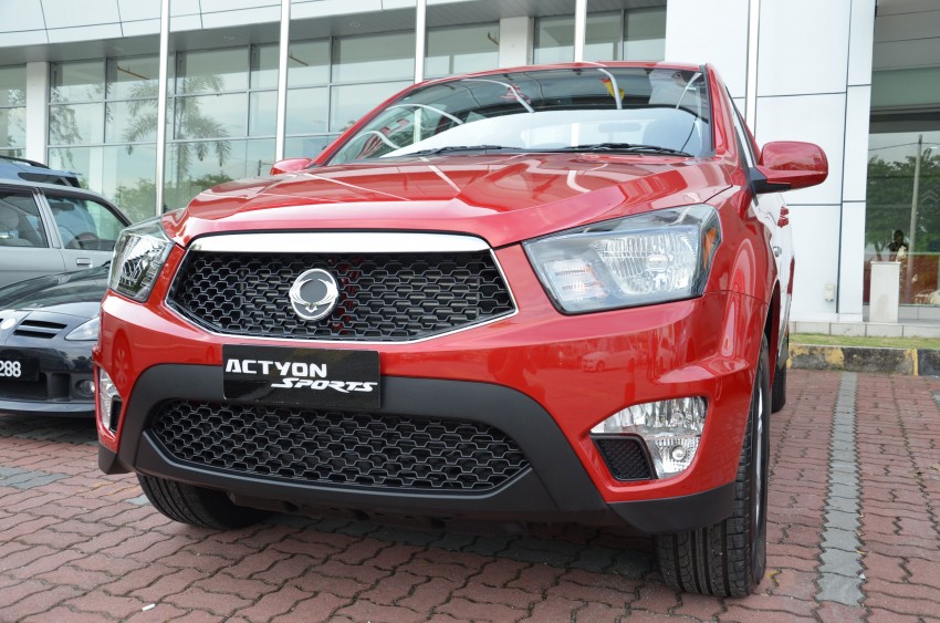 SsangYong Actyon Sports pickup and Actyon SUV facelifts launched, RM86k to RM129k 129401