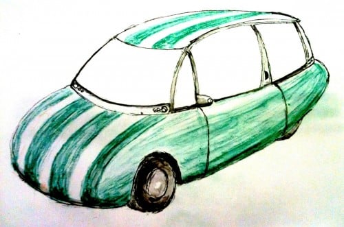 airbag final Humanix iSAVE-SC1 e-Tricar – the car, as airbag