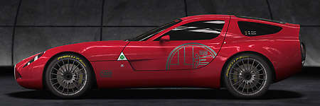 Alfa Romeo TZ3 Corsa race car by Zagato