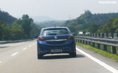 Vauxhall Astra with trade plates spotted on the highway?
