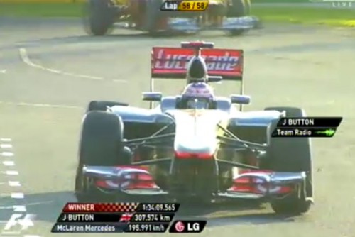 Australian GP: Button wins season opener, Lewis dejected