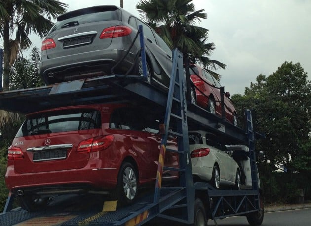 SPIED: New W246 Mercedes B-Class spotted in PJ