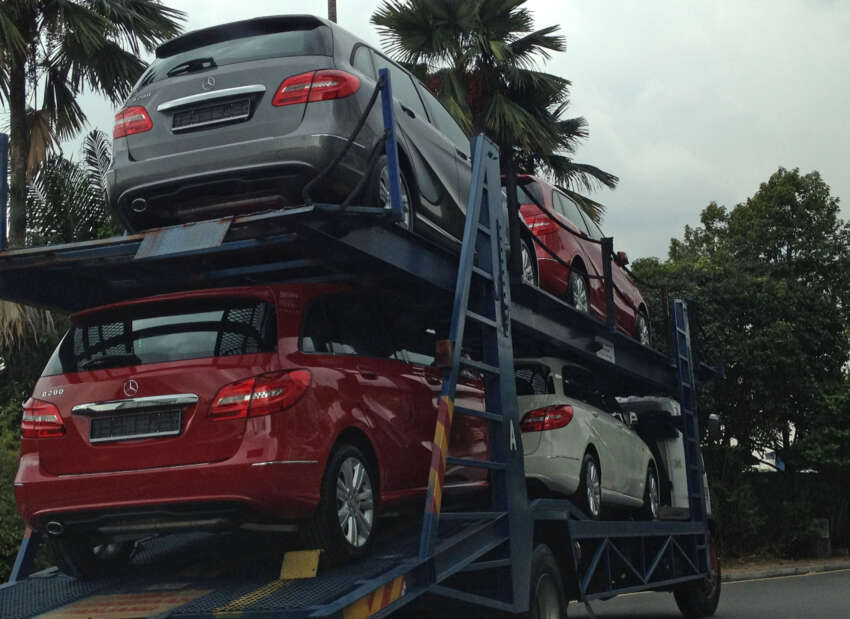 SPIED: New W246 Mercedes B-Class spotted in PJ 116552