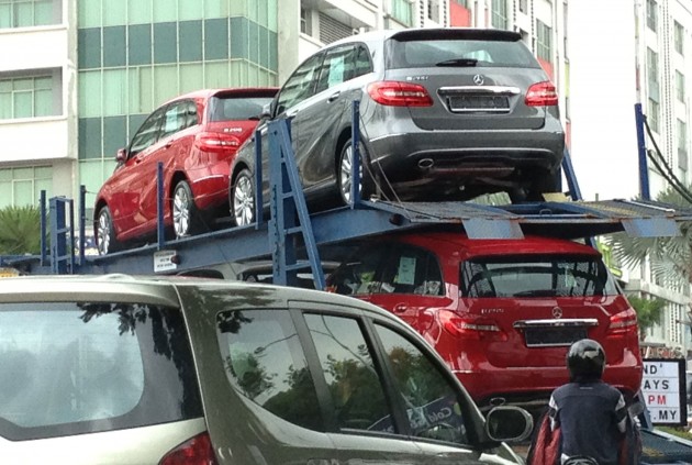 SPIED: New W246 Mercedes B-Class spotted in PJ