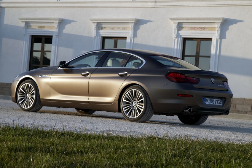 BMW officially reveals the 4-door  6-Series Gran Coupe 106210