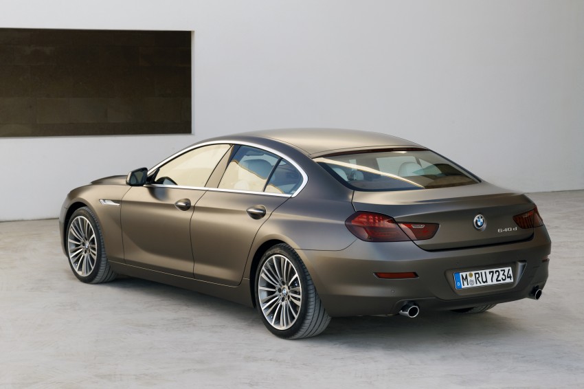 BMW officially reveals the 4-door  6-Series Gran Coupe 106213