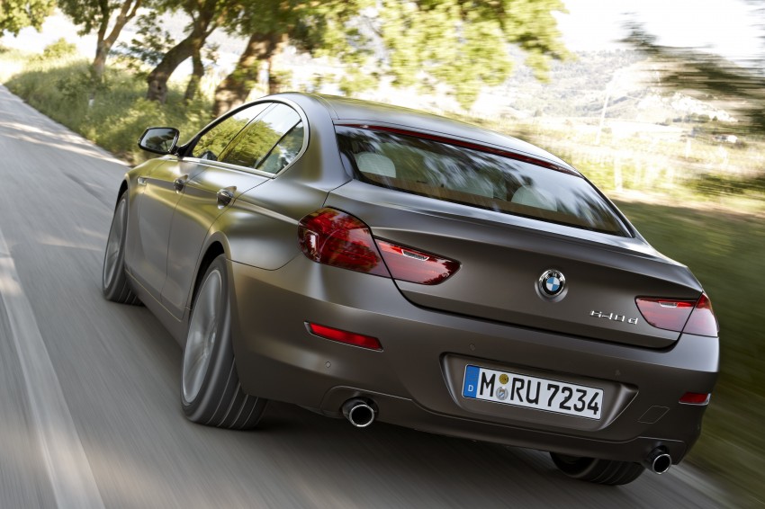 BMW officially reveals the 4-door  6-Series Gran Coupe 106234