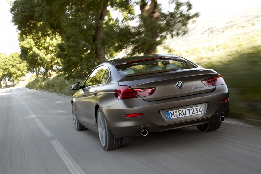 BMW officially reveals the 4-door  6-Series Gran Coupe 106236