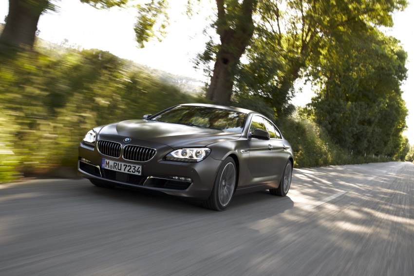 BMW officially reveals the 4-door  6-Series Gran Coupe 106260