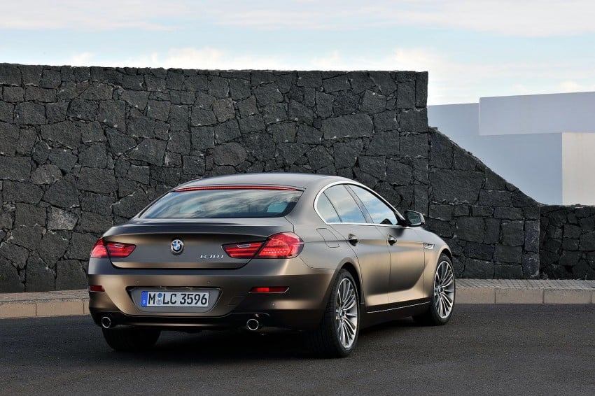BMW officially reveals the 4-door  6-Series Gran Coupe 79302