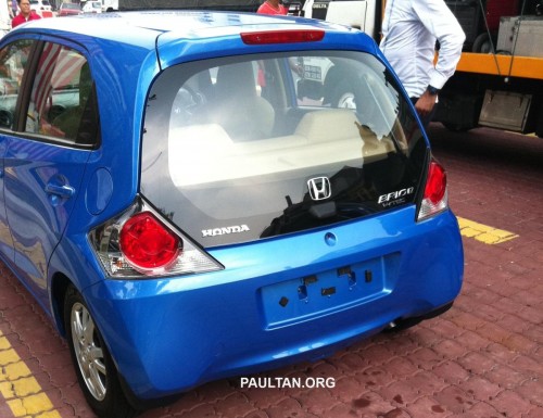 Honda Brio spotted again in KL, this time in Brickfields