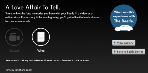 bug stories Volkswagen Beetle – share your Beetle story and be in the running to drive the new one for a month