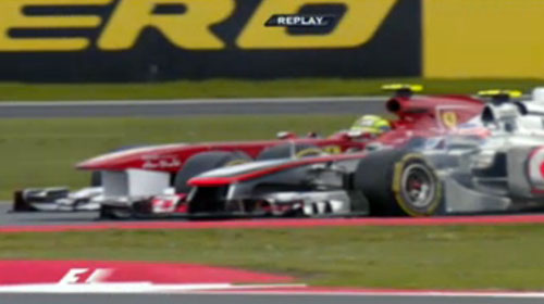 British GP: Alonso wins for Ferrari ahead of the Red Bulls