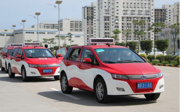 BYD electric taxi catches fire, killing three onboard