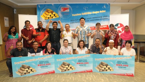 Twenty lucky winners strike gold in Caltex contest
