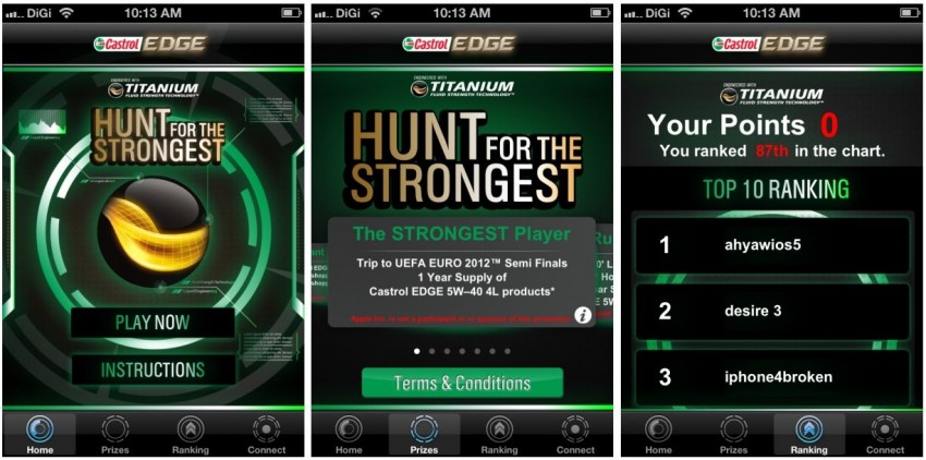 Castrol’s ‘Experience The Strongest’ campaign – stage two begins with ‘Hunt for the Strongest’ mobile app game 76023