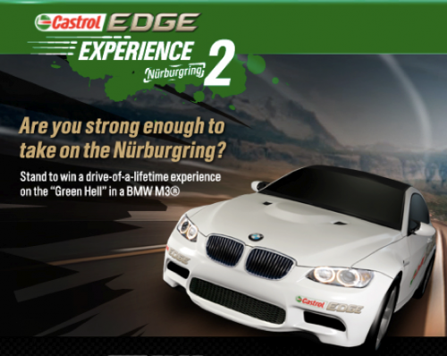 Castrol Malaysia brings you the Castrol EDGE Experience Nurburgring: The Sequel – win the ultimate driving experience in a BMW M3 at the Nurburgring!