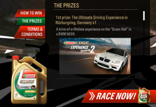 Castrol Malaysia brings you the Castrol EDGE Experience Nurburgring: The Sequel – win the ultimate driving experience in a BMW M3 at the Nurburgring!