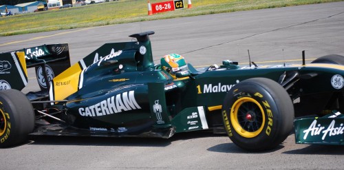 Caterham and GE branding on Team Lotus T128 revealed!