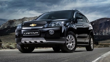 Chevrolet Captiva – 5 year warranty and 2 year free service