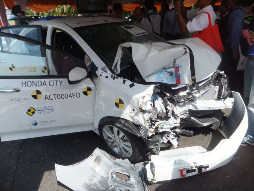 ASEAN NCAP first phase results released for eight models tested – Ford Fiesta and Honda City get 5 stars 151934