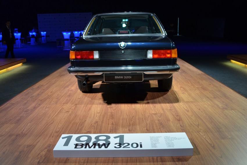 GALLERY: BMW 3-Series lineage display at the F30 launch 96647