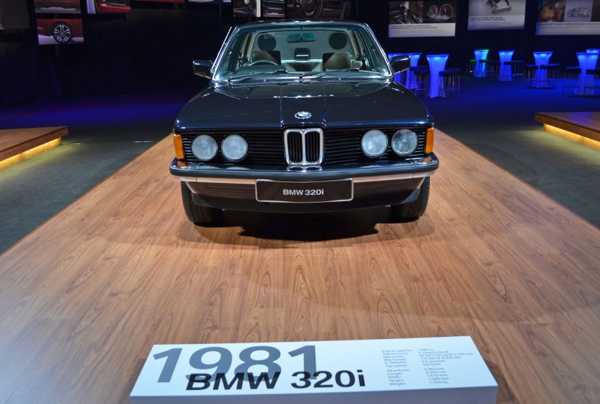 GALLERY: BMW 3-Series lineage display at the F30 launch 96649