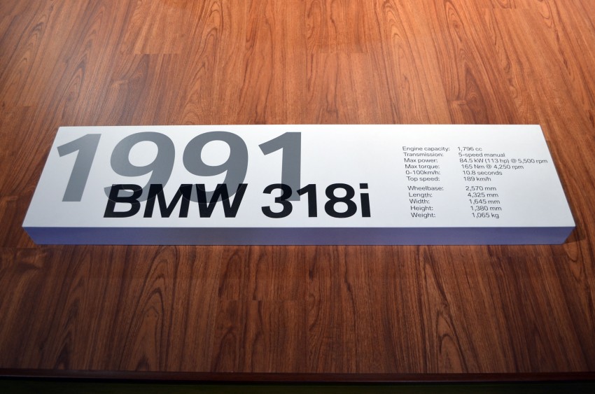 GALLERY: BMW 3-Series lineage display at the F30 launch 96664