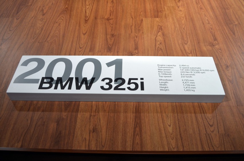 GALLERY: BMW 3-Series lineage display at the F30 launch 96689