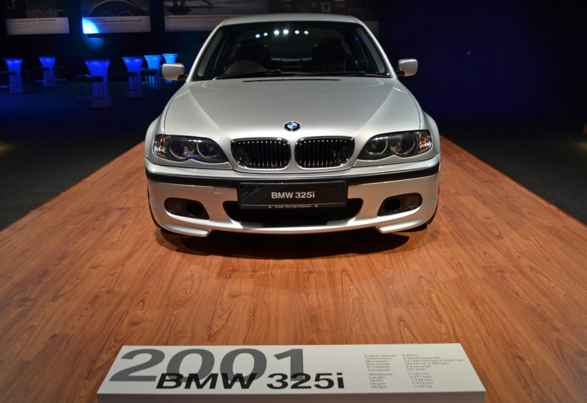 GALLERY: BMW 3-Series lineage display at the F30 launch 96690