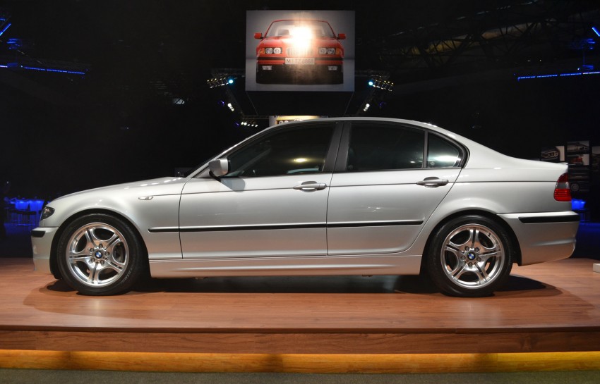 GALLERY: BMW 3-Series lineage display at the F30 launch 96691