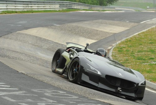 Peugeot EX1 Concept breaks Nordschleife record for EVs