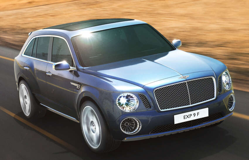 Bentley reveals powertrain options for its EXP 9 F concept 102270