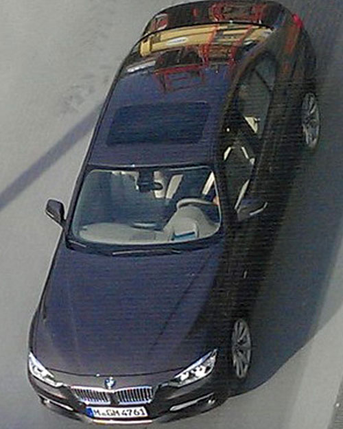F30 BMW 3-Series: first clear aerial view of the car