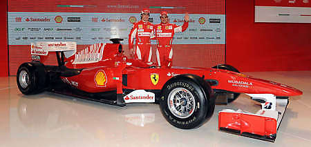 First 2010 F1 car to be unveiled – the Ferrari F10!
